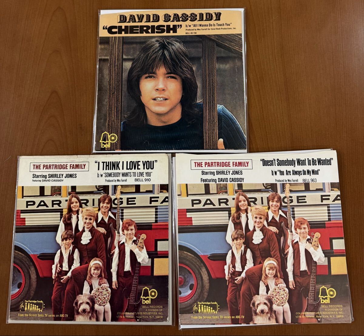 USオリジナルシングル David Cassidy (Partridge Family) “Cherish”, “ doesn’t somebody want to be wanted” ジャケットのみ1枚拍卖
