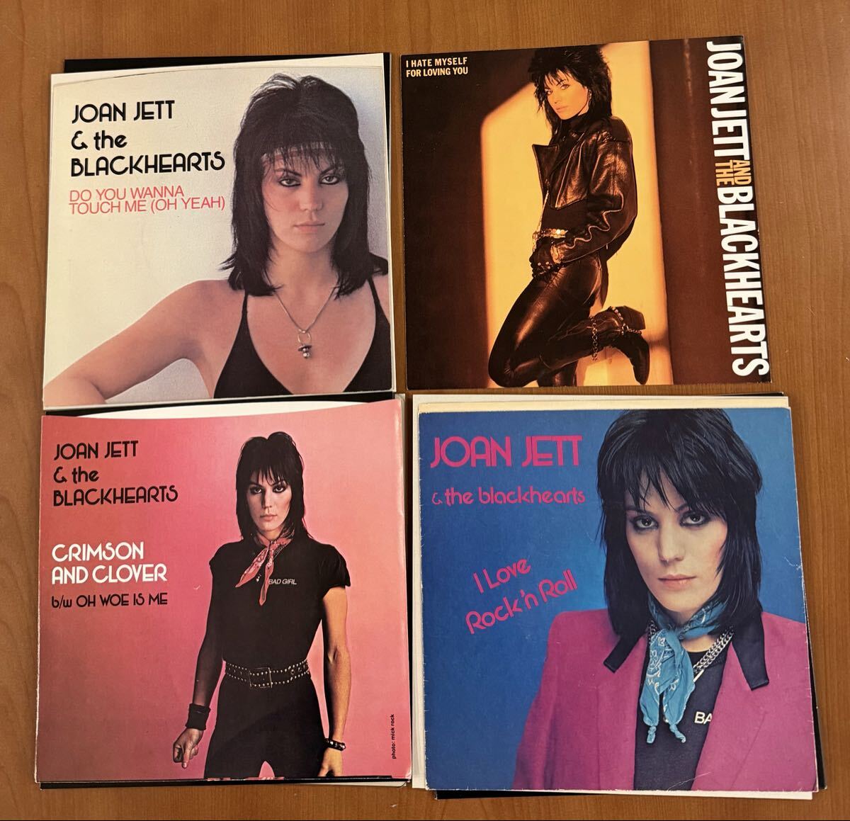 USオリジナルシングル Joan Jett “ I love rock ‘n’ roll”, “crimson and clover”,” do you wanna touch me?”【中古★pic sleeve】拍卖