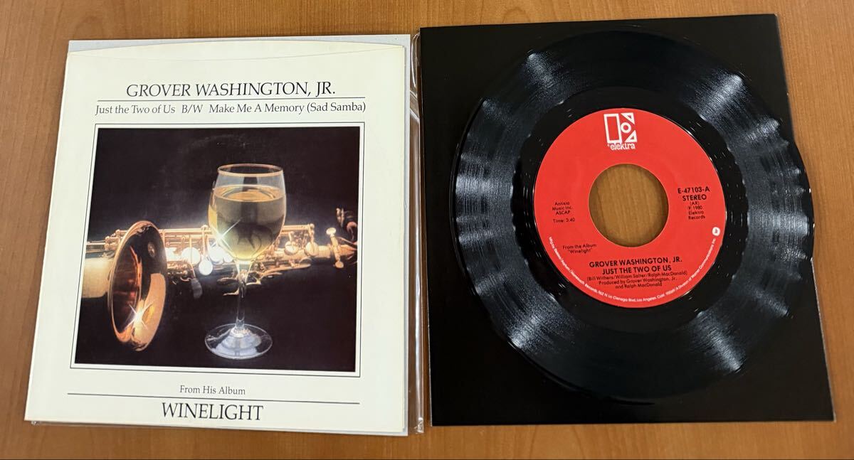 USオリジナルシングル Grover Washington Jr. “Just the Two of Us” 【preowned/中古★w/pic sleeve】拍卖
