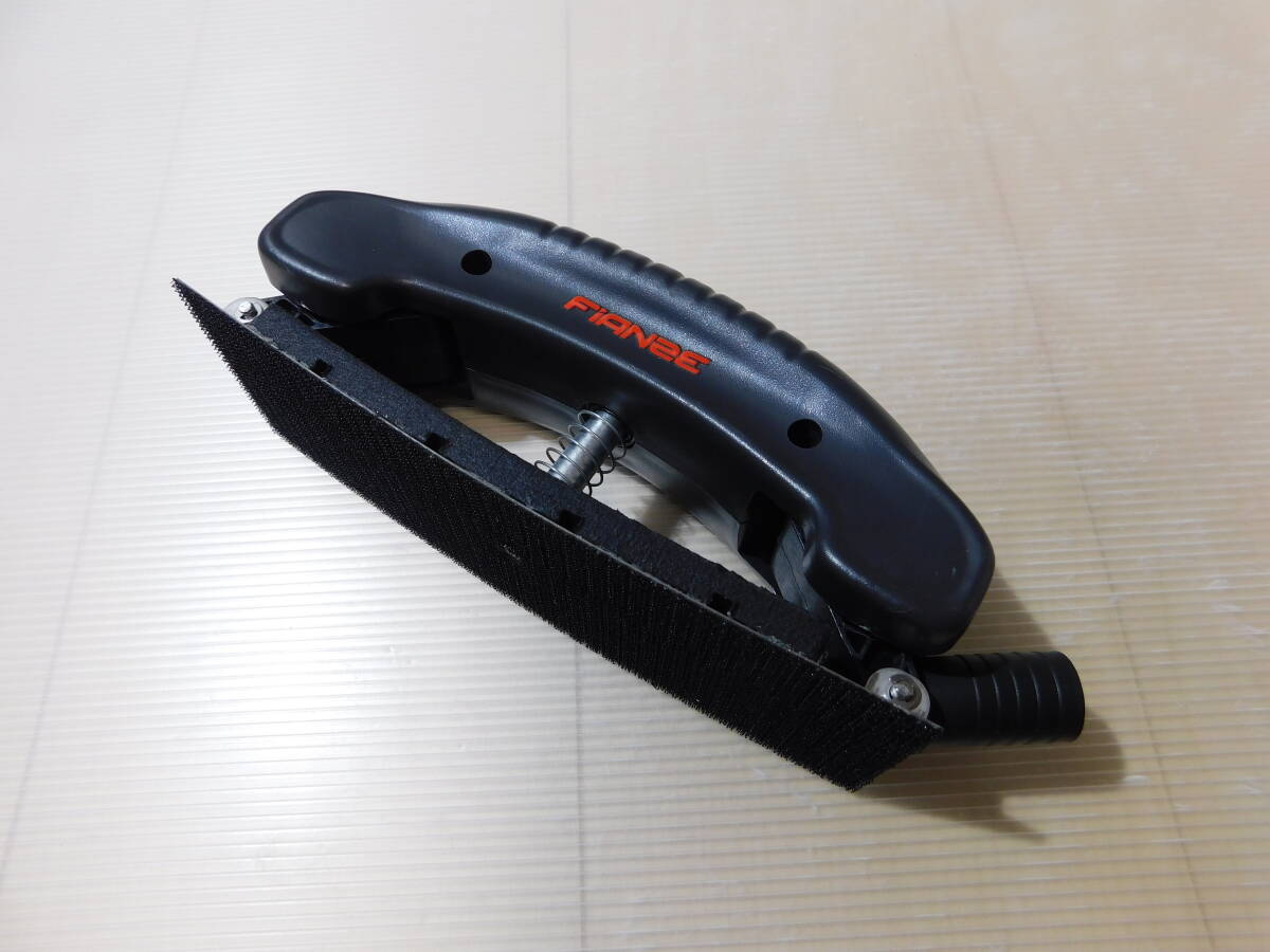 フレキシブル パテ研ぎ 吸塵 サンディング ブロック ファイル スプリング式 198mm × 70mm 曲面 湾曲 鈑金 板金 サンディングブロック拍卖