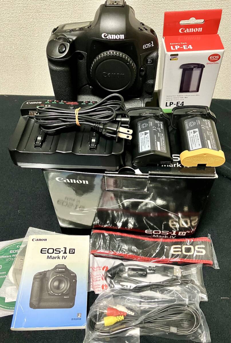 美品 防湿庫保管! canon EOS 1D MarkⅣ 予備バッテリー1本付属拍卖