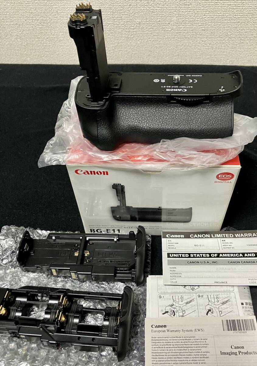 美品 防湿庫保管! canon バッテリーグリップ BG-E11 拍卖