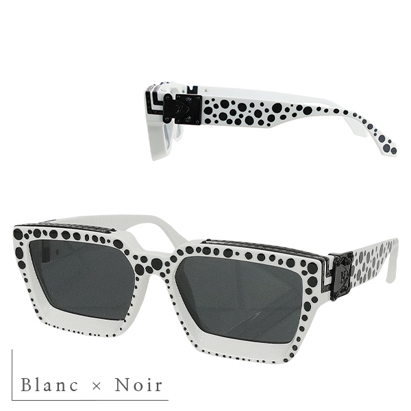 ルイヴィトン LV×YK サングラス 1.1 ミリオネア インフィニティ ドット Z1900E ホワイト h-k540拍卖