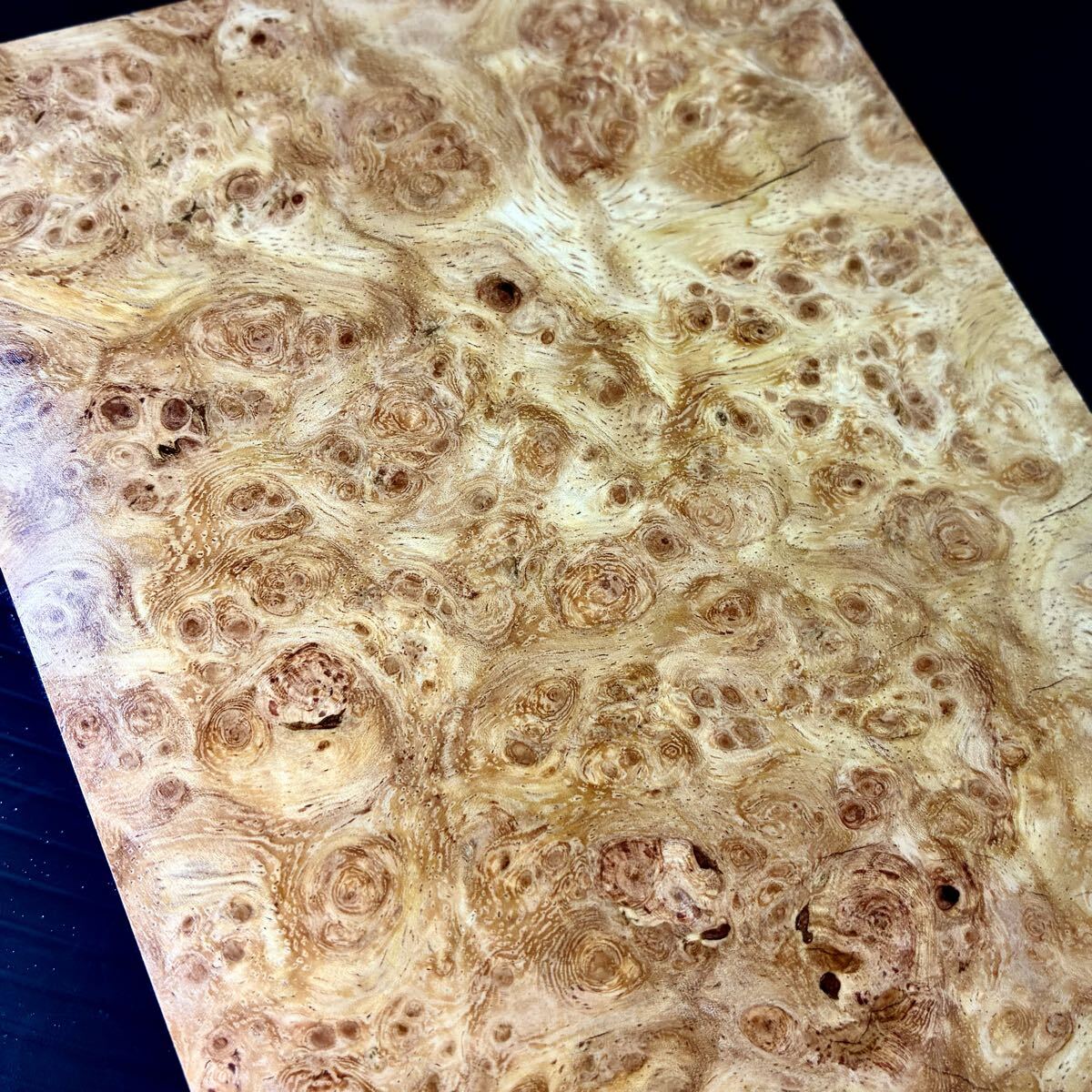 『YY0216』極上美杢 小粒 花梨 瘤材 葡萄杢 板材 ペンブランク(縦幅厚220-110-25㎜) ハンドメイド素材 希少材 銘木拍卖