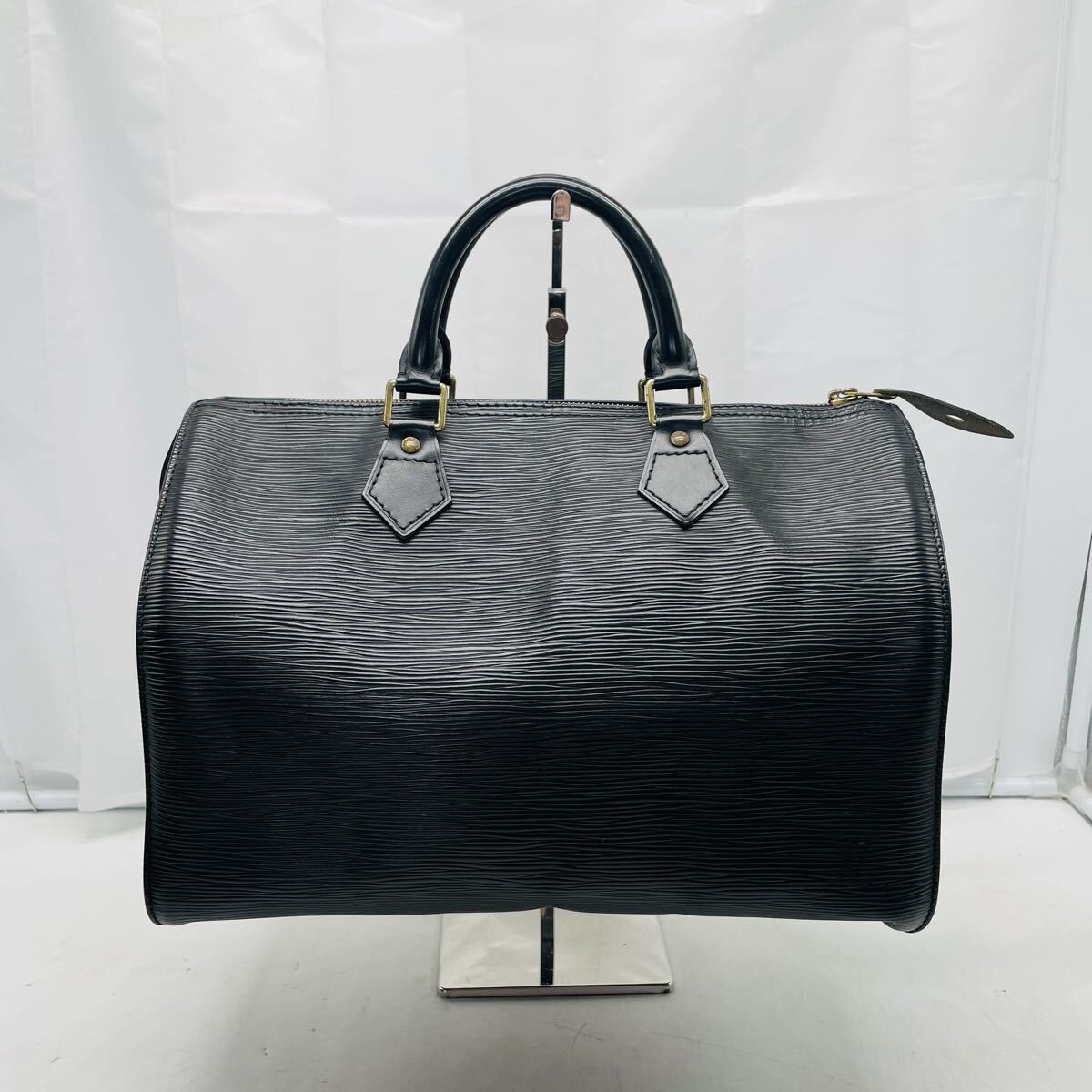 【kyi11.22/45】LOUIS VUITTON ルイ ヴィトン エピ スピーディ30 ハンドバッグ ミニボストンバッグ ノワール 黒 ブラック M59022拍卖