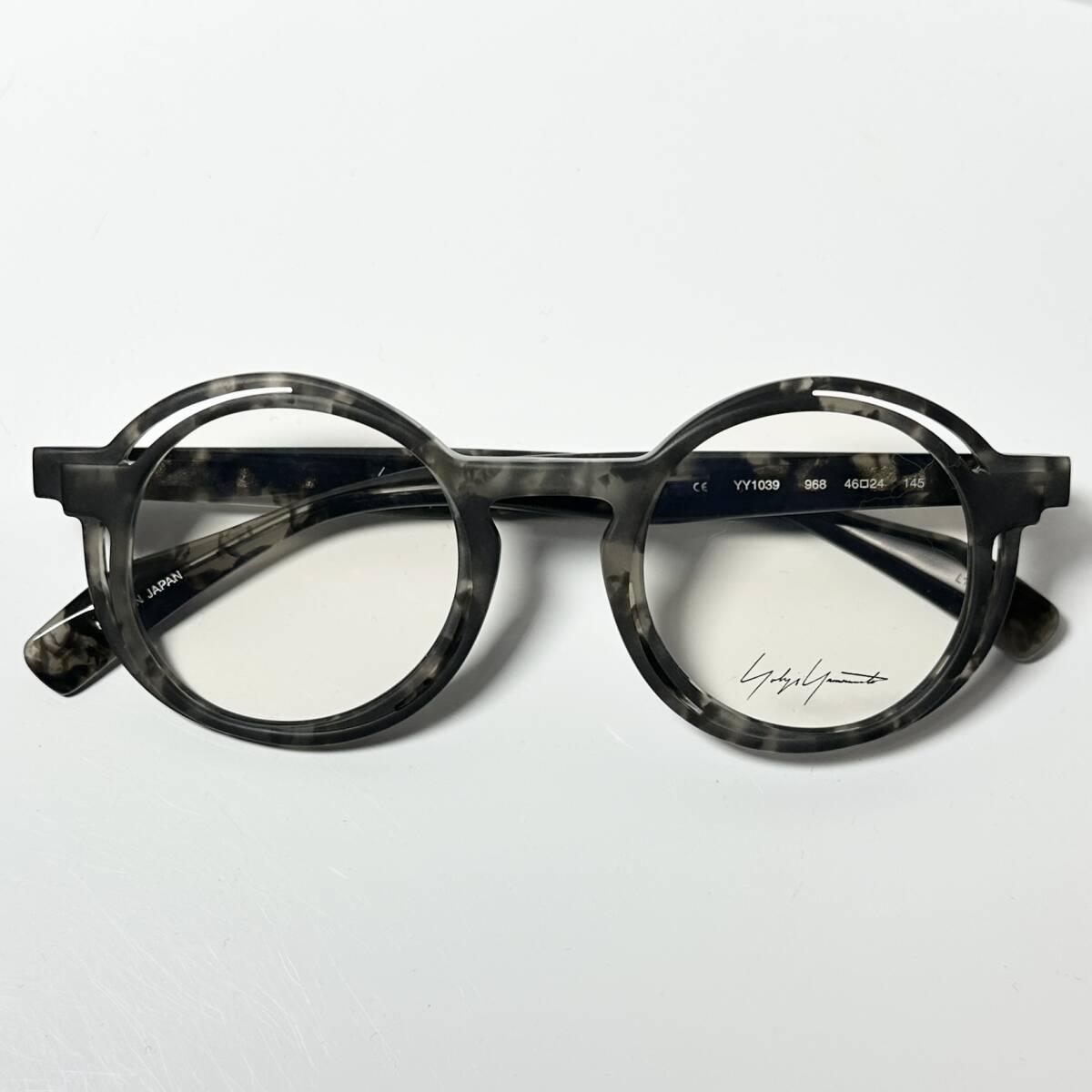 新品 Yohji Yamamoto ヨウジヤマモト YY1039 968 メガネ 純正ケース付き 日本製 Y3拍卖