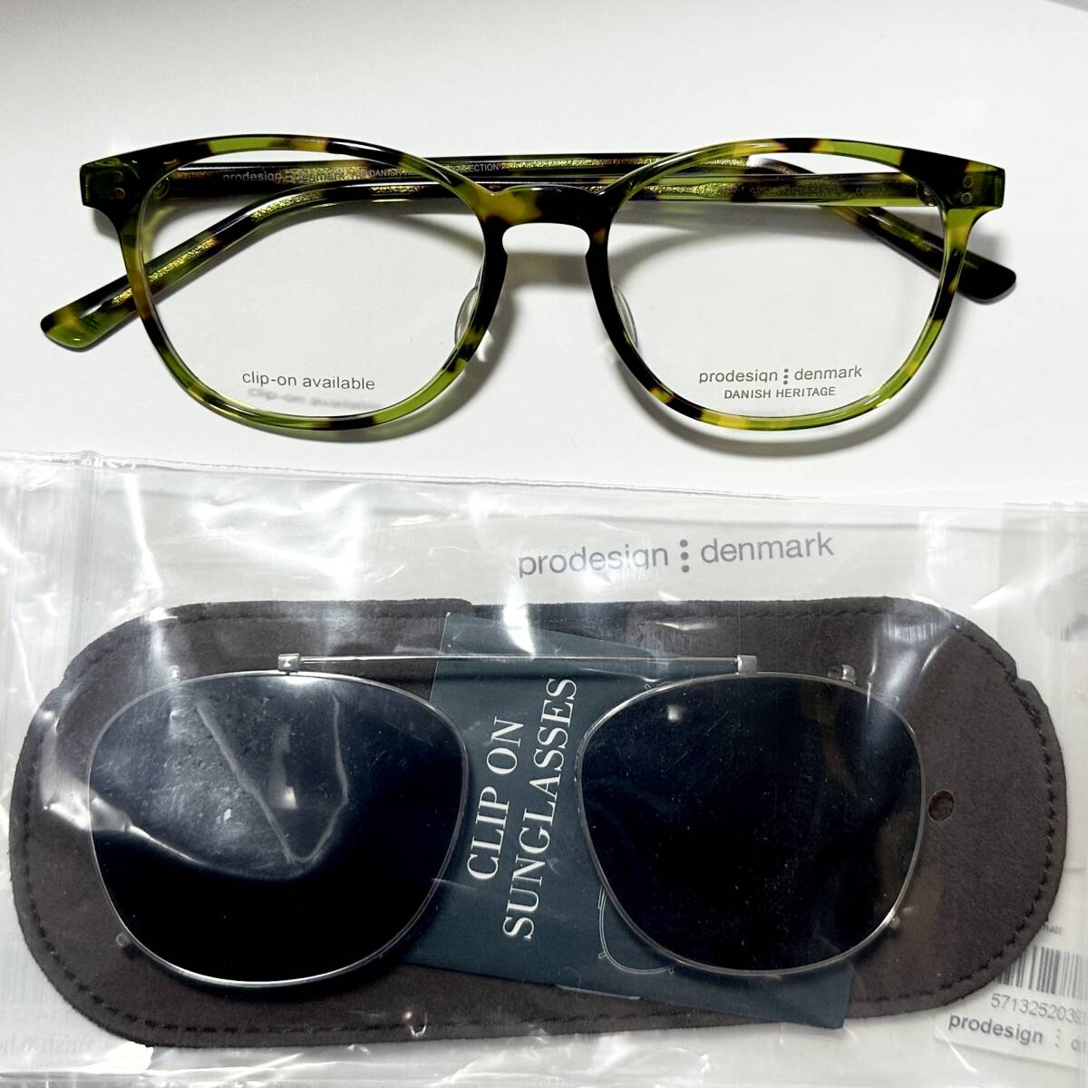 prodesign denmark メガネ |正規新品|プロデザインデンマーク|4732 9534 クリップオン付き| 純正ケース・クロス付き拍卖