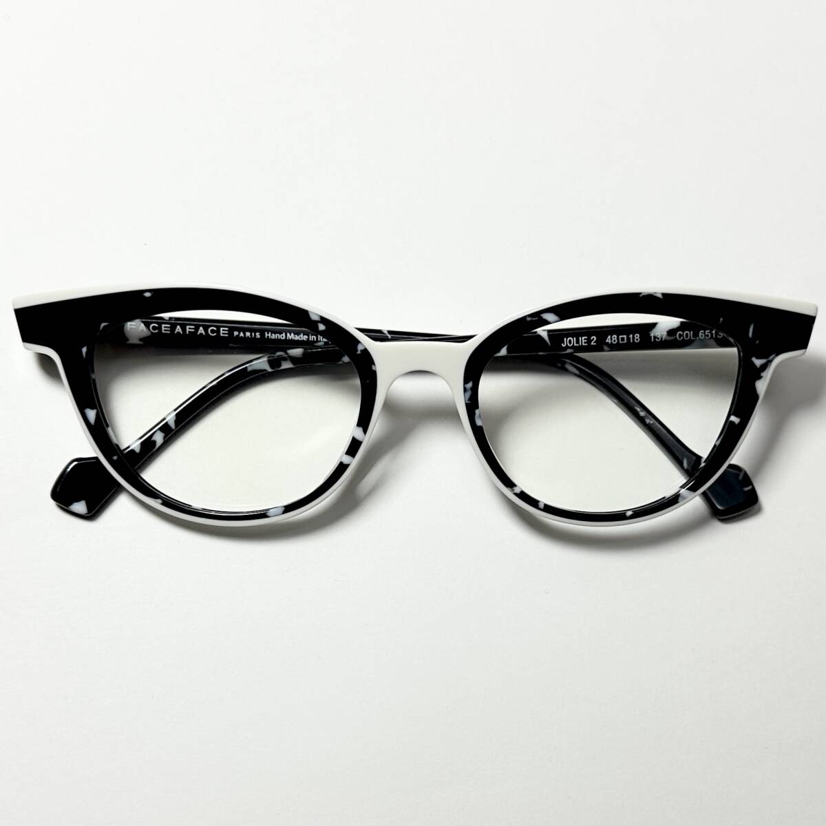 FACE A FACE メガネ |正規新品|ファース・ア・ファース|JOLIE 2 6513|イタリア製 純正ケース・クロス付き拍卖