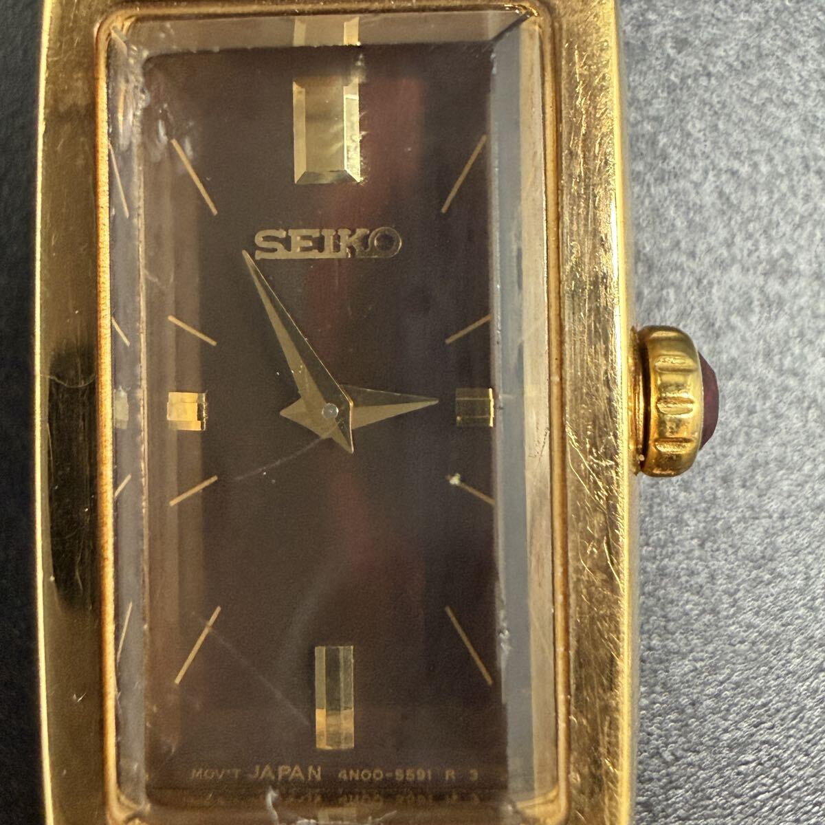 【1000円スタート】 SEIKO セイコー ヴィンテージ 腕時計 4N00-7010 不動 25499 u60拍卖