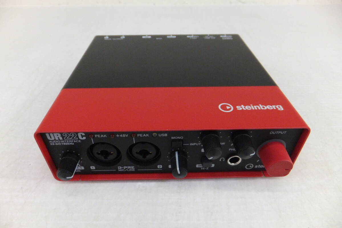 STEINBERG スタインバーグ オーディオインターフェイス UR22C レッド 本体のみ拍卖