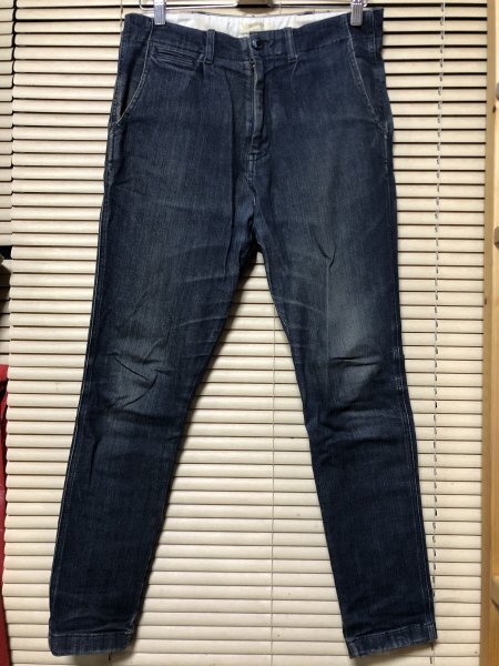 BROWNY デニムストレッチパンツ ジーンズ ジーパン Mサイズ 80cm ズボン 古着 USED拍卖