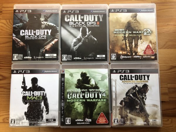 PS3 コール オブ デューティ ブラックオプス・モダンウォーフェア 他 6本セット拍卖