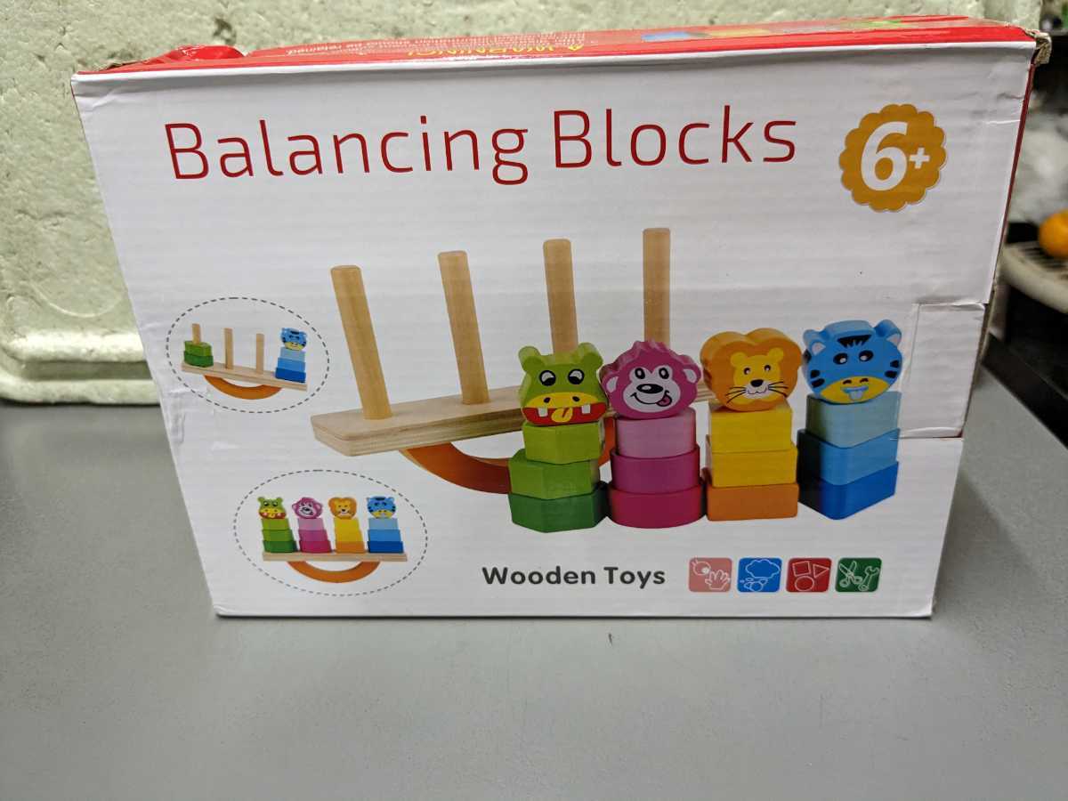 バランスゲーム 木製 木のおもちゃ 知育玩具 積み木 木製玩具 つみき 木製おもちゃ 木製 知育 森 拍卖