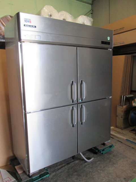 2024年製 フクシマガリレイ ノンフロン 縦型 4面 冷凍冷蔵庫 GRN-151PX-F AC100V 引取限定 静岡県(0713AT)7CS-14拍卖
