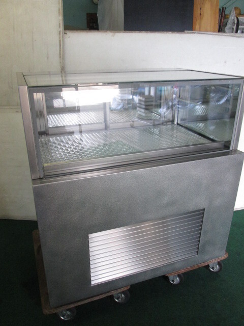 アリガ 冷蔵ショーケース ZPC-0305RZ ケーキケース 3相200V 営業所止(1021AI)7CE-13拍卖