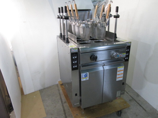 タニコー ハイパワー解凍ゆで麺器 (冷凍麺対応) TGUS-50AL ゆで麺機 LPガス/オートリフト・オートリフター (0530BT)7BY-14拍卖