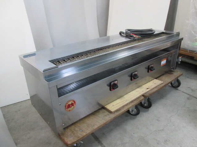 ヒゴグリラー 電気グリラー(焼鳥専用タイプ 卓上型) 3P-212KC 三相200V 営業所止め(0804AT)7BE-14拍卖