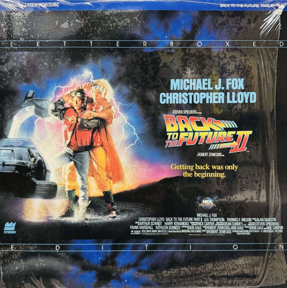 US-LD バック・トゥ・ザ・フューチャー 2 (Letter Box) BACK TO THE FUTUREⅡ MICHAEL J.FOX / STEVEN SPIELBERG / ROBERT ZEMECKIS 拍卖