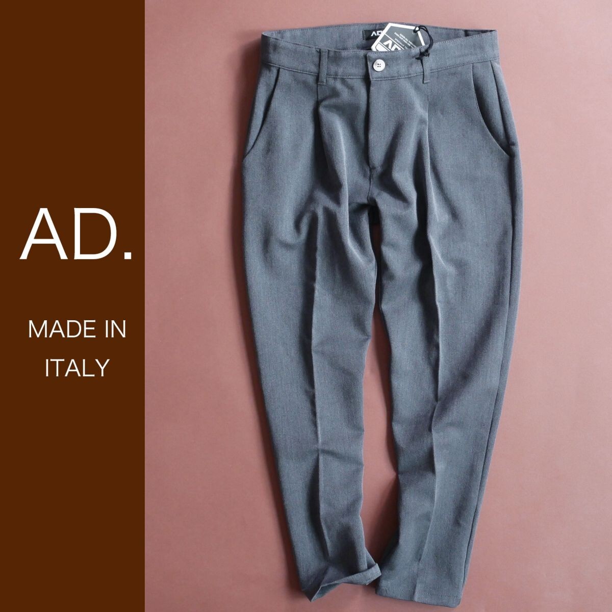 dt011●S●M●XL●選択可●ミラノの街着ブランド●AD.メイドインイタリー●25-26秋冬新作●丁度良いストレッチ●スラックスパンツ拍卖