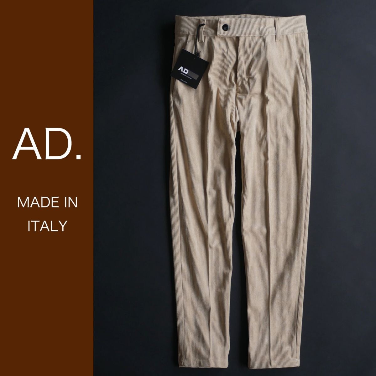 終了日午後6時迄ご入札●dt088●S●M●L●XL●選択可●ミラノの街着ブランド●25-26秋冬●超伸縮ウエスト●美脚コーデュロイパンツ拍卖