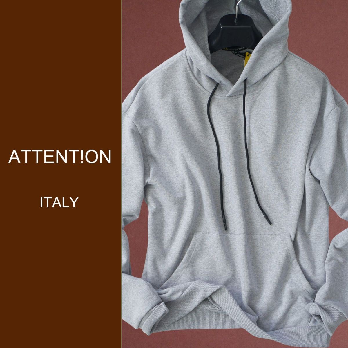 dn373●S●L●XXL●選択可●中部イタリアの街着ブランド●コットン100%デザインパーカー●拍卖