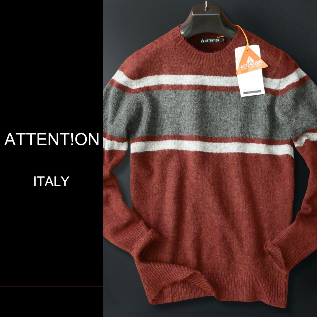 dp013●XL●XXL●選択可●中部イタリアの街着ブランド●模様編みニットセーター●イタリア製●拍卖