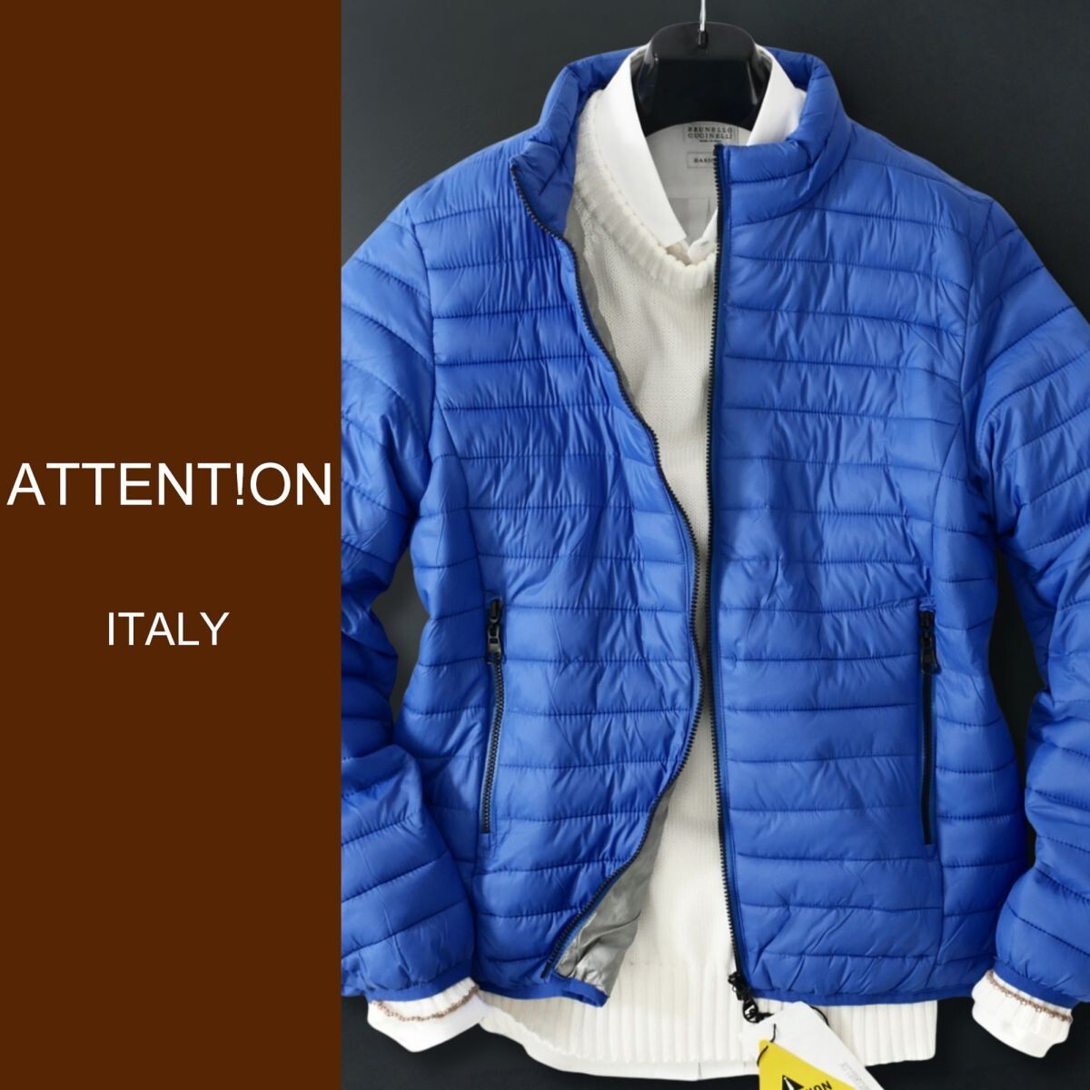 dp055●L●XXL●XXXL●選択可●中部イタリアの街着ブランド●中わた入ジャケット●イタリア製拍卖