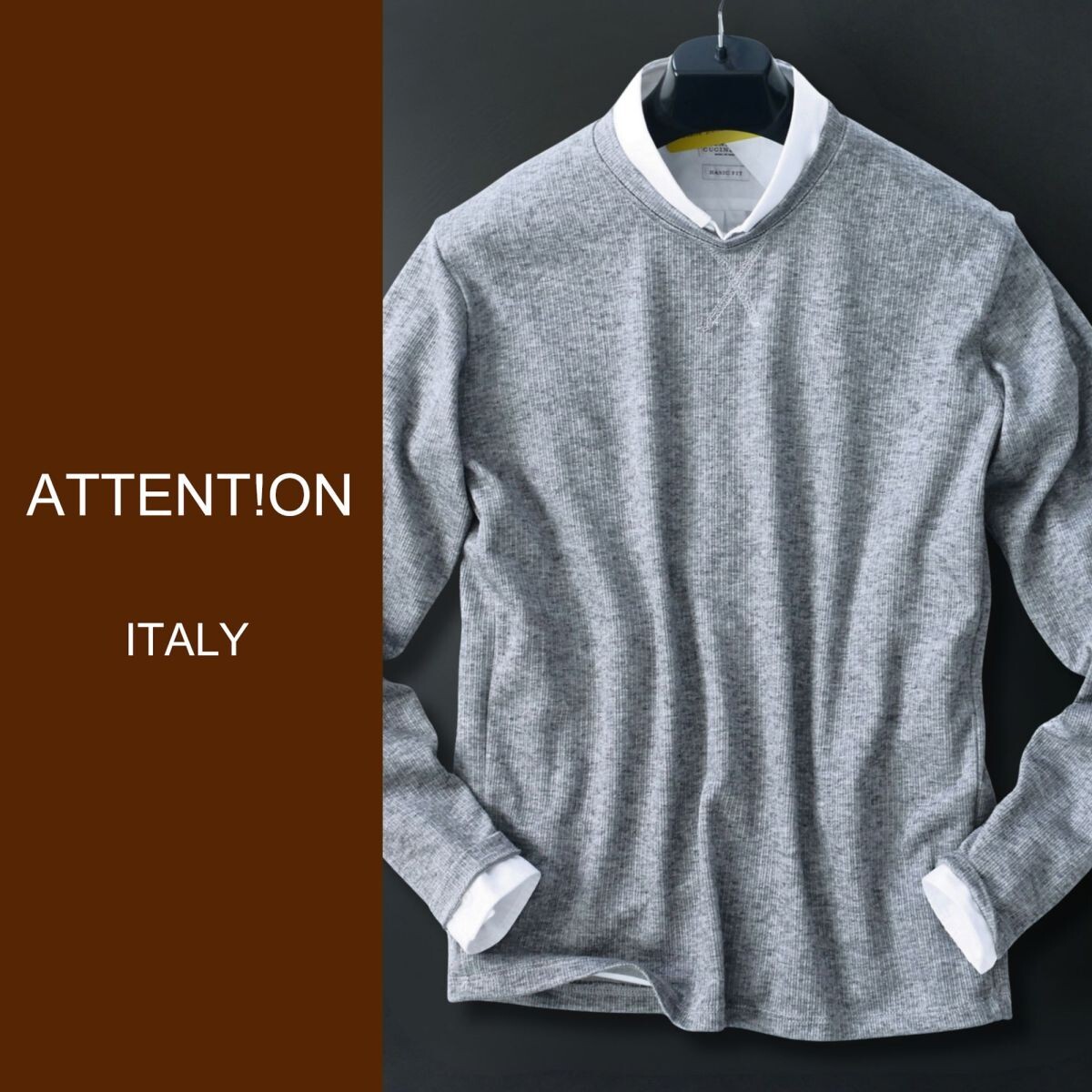 dp294●S●プレフォール●中部イタリアの街着ブランド●ソフトなトップス●イタリア製拍卖