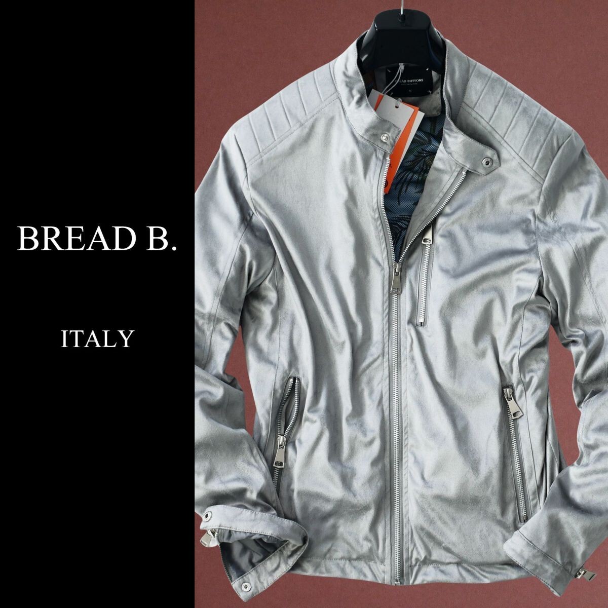 dp313●M●L●XXL●選択可●プレフォール●イタリア新街着ブランド●ブレッドB●新作ライダースジップブルゾン拍卖
