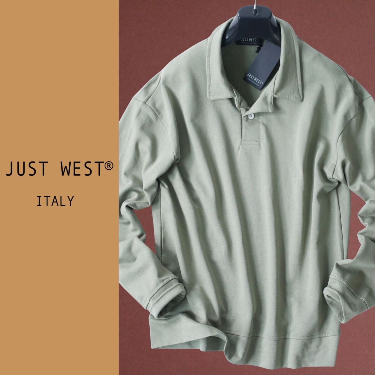 dp324●M●XL●選択可●北イタリア 街着ブランド●デザインポロシャツ●イタリア製拍卖