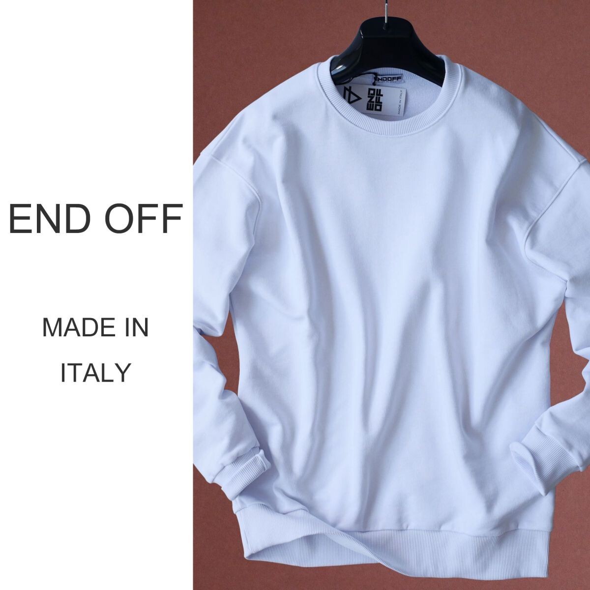 dp340●M●L●選択可●イタリア街着ブランド●新イタリアンブランド●コットントレーナートップス●イタリア製拍卖