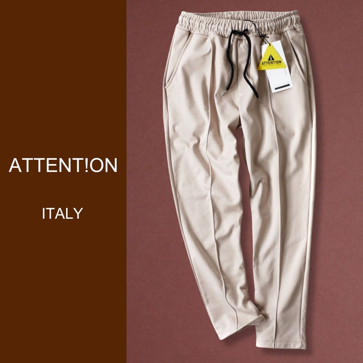 dp371●L●中部イタリアの街着ブランド●新作デザインパンツ●ブルネロクチネリ好きにも拍卖