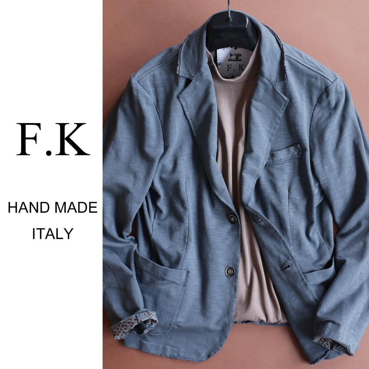 dp404●M●L●XL●選択可●プレフォール●フィレンツェの街着ブランド●ショート丈ジャケット●イタリア製●貴重小ぶりサイズ感拍卖