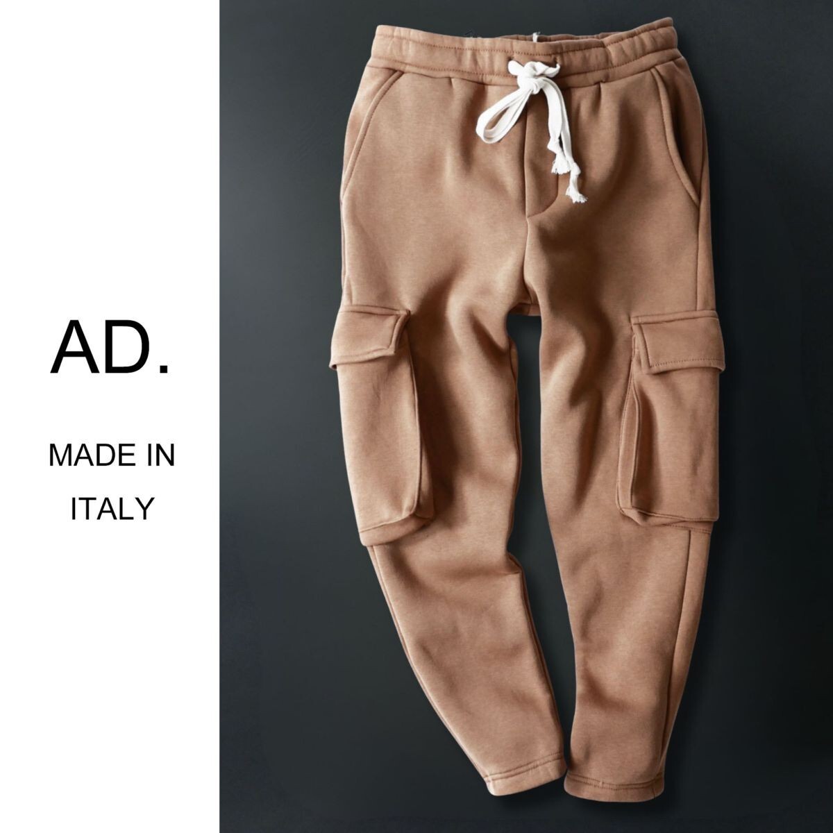 dr062●S●M●XL●選択可●ミラノの街着ブランド●超テーパードで、脚長効果!●今季新作●カーゴジョガーパンツ拍卖