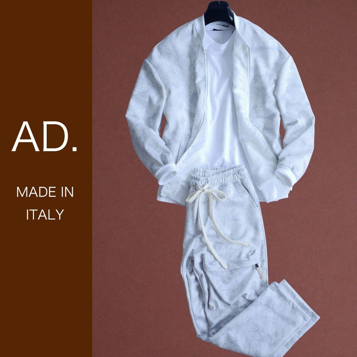 dr315●S~XL●選択可●プレフォール●ミラノの街着ブランド●AD.メイドインイタリー●今季セットアップジャケット&パンツ拍卖