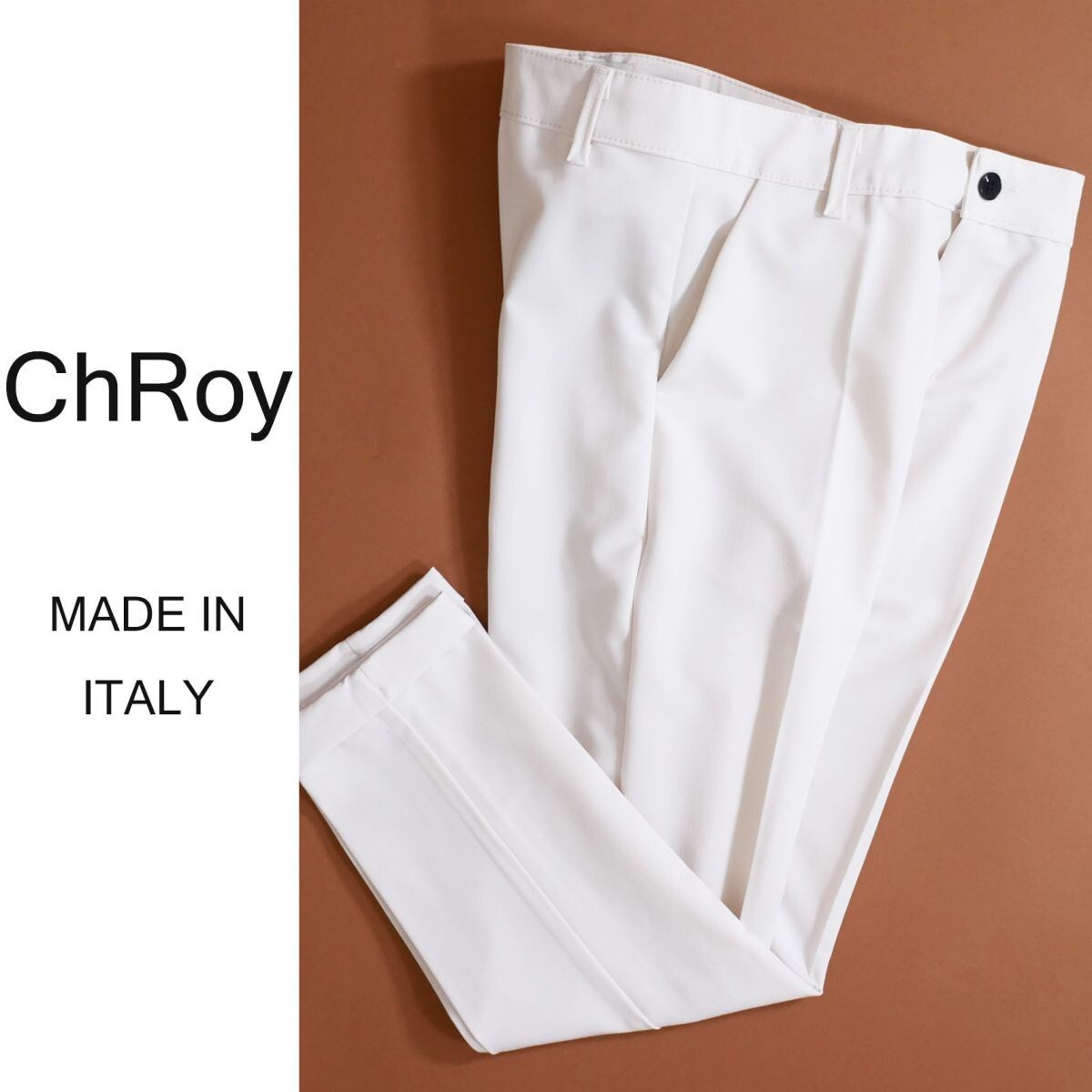 dr324P●S●M●L●XXL●選択可●プレフォール●ミラノの街着ブランド●ChRoy「クロイ」●2025.SS●スラックスパンツ拍卖