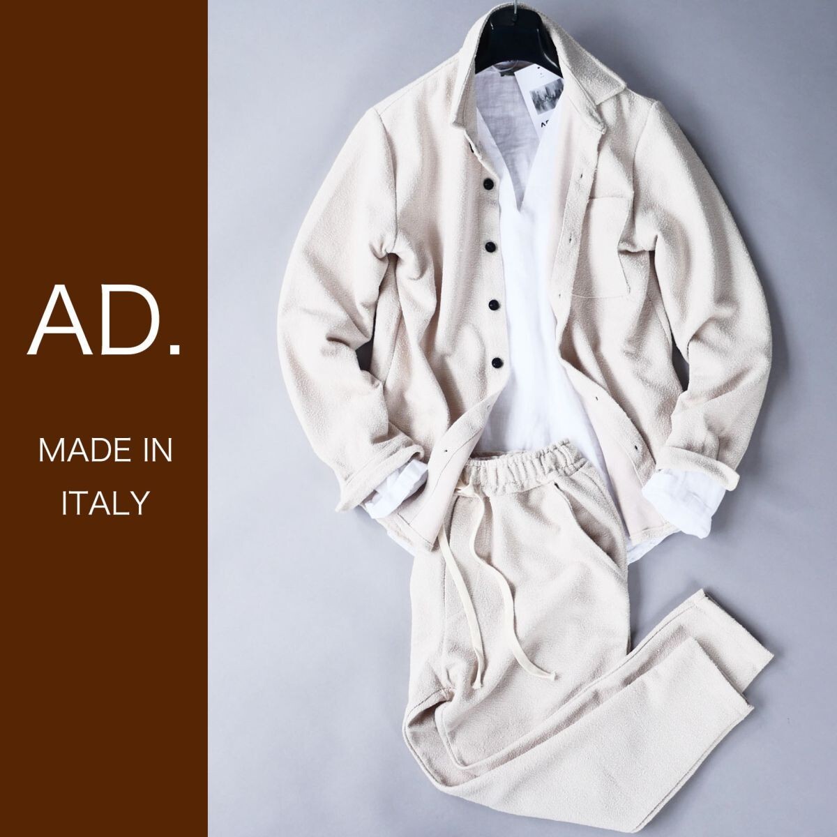 dr329dr329p●S●選択可●プレフォール●ミラノの街着ブランド●AD.メイドインイタリー●イタリア製●セットアップ拍卖