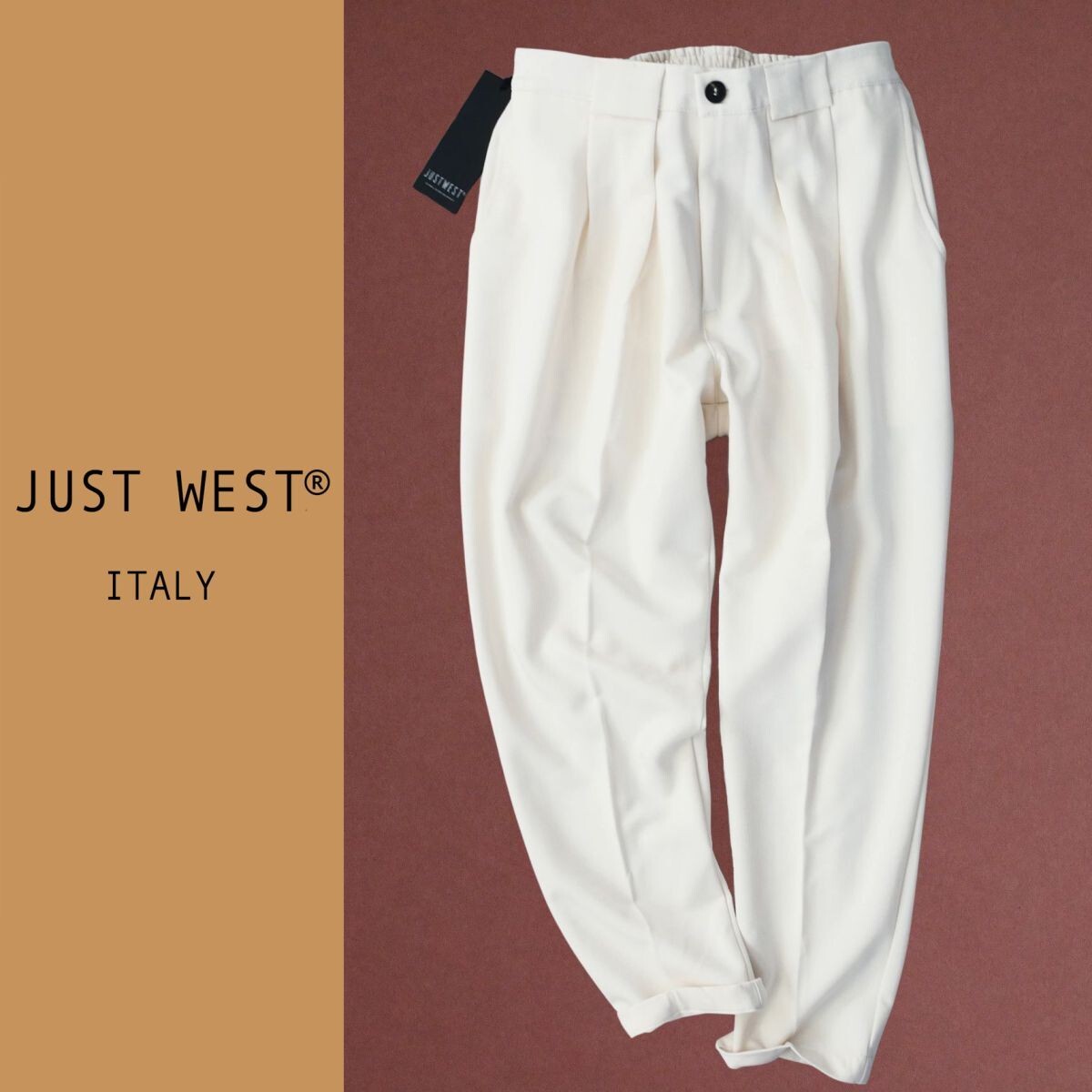 dr395●M●プレフォール●イタリアの街着ブランド●リラックス×美シルエット●イタリア製コンフォータブルテーパードパンツ拍卖