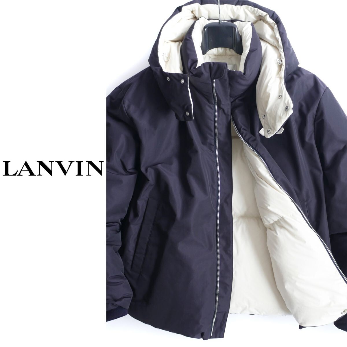 dt146●48●LANVINランバン●ビッグサイズ●リッチなダウンジャケット●フリーサイズ●定価49.7万円拍卖