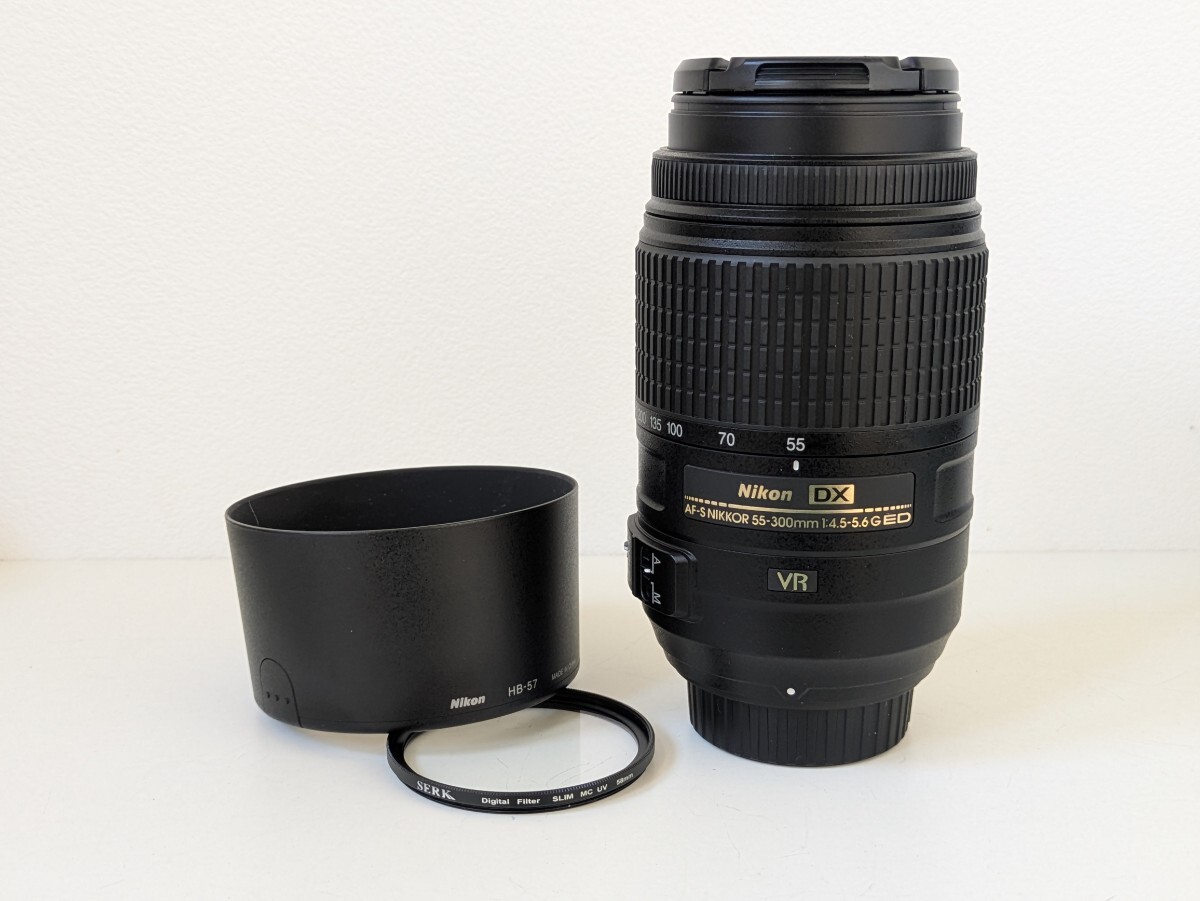 大人気☆Nikon AF-S NIKKOR 55-300mm 4.5-5.6G ED VR☆ニコン 望遠レンズ拍卖
