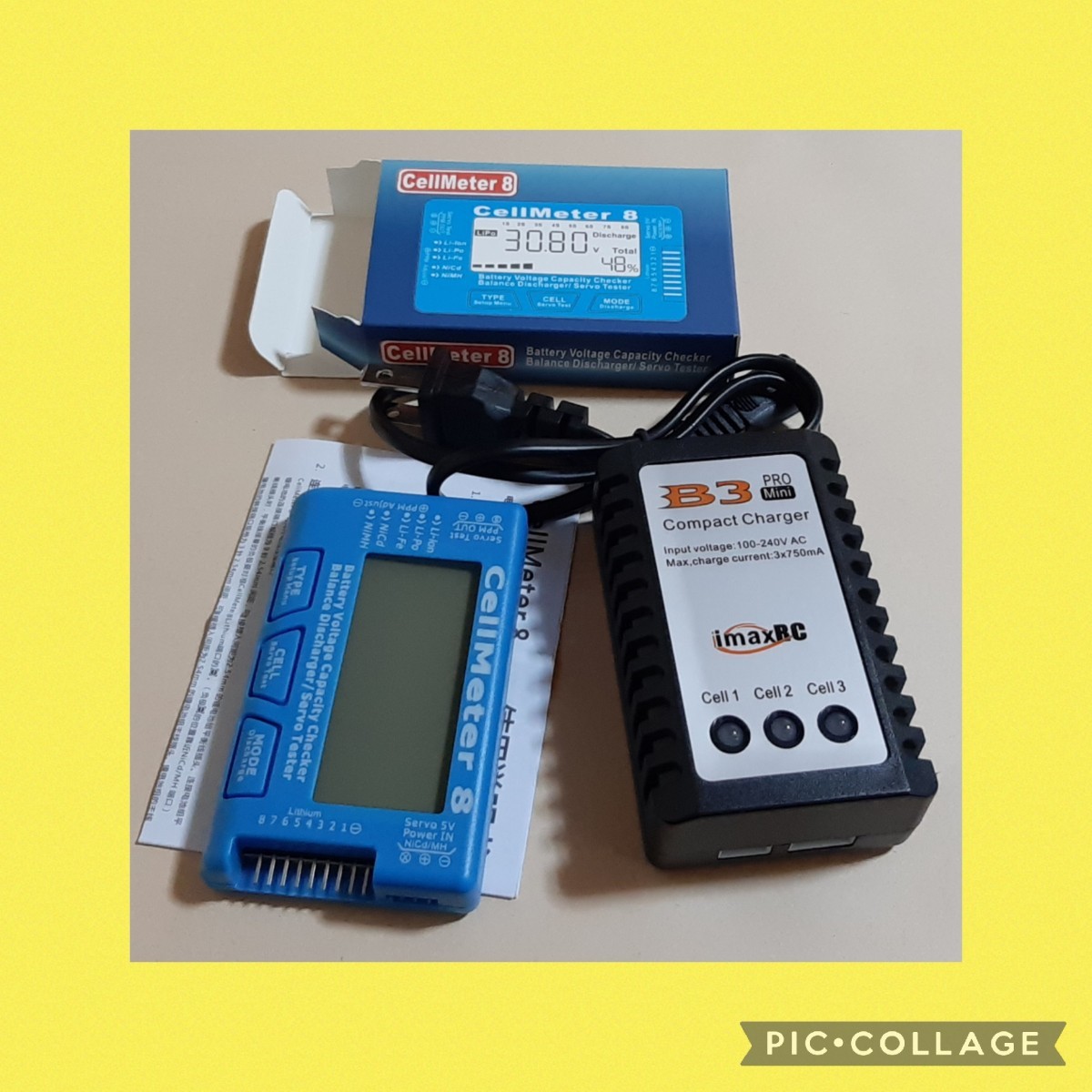 ●即決●送料無料● リポ バッテリー 充電器 2セル 3セル バランス付電圧計付 ラジコン 電動ガン YD-2 Lipo 7.4V 11.1V拍卖