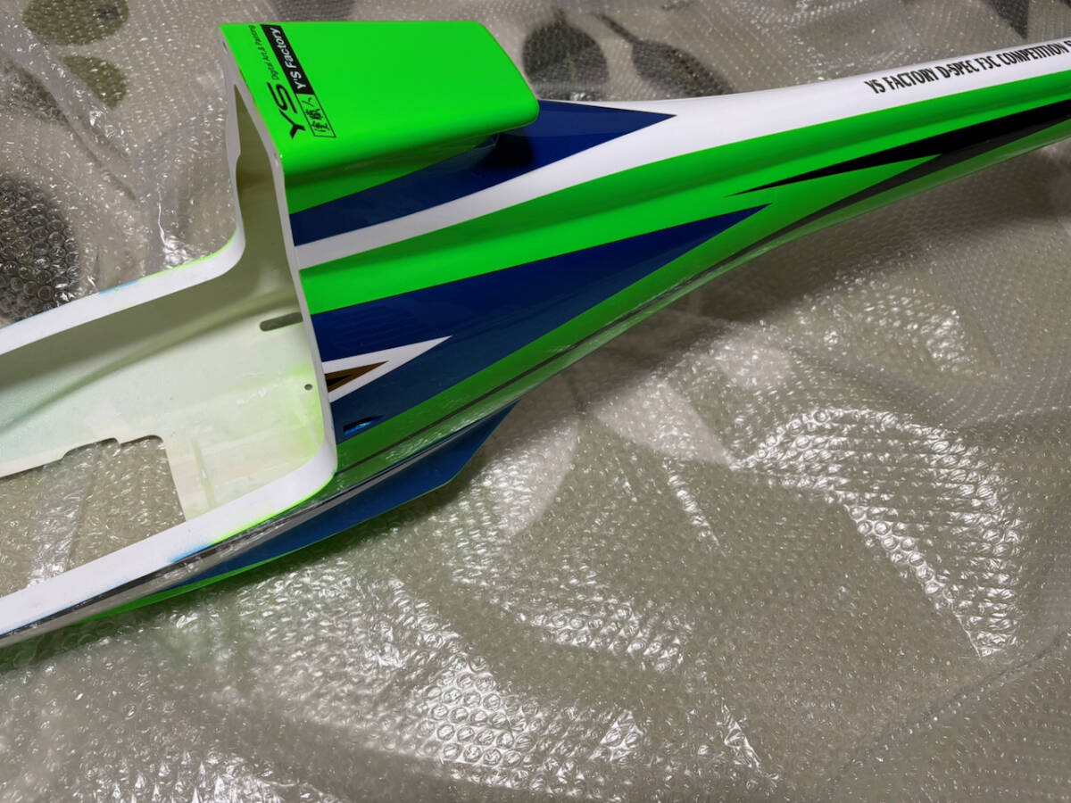 ラジコンヘリ ワイズファクトリー Y's FACTORY ボディ CSB グリーン Competition System Body F3C競技用拍卖