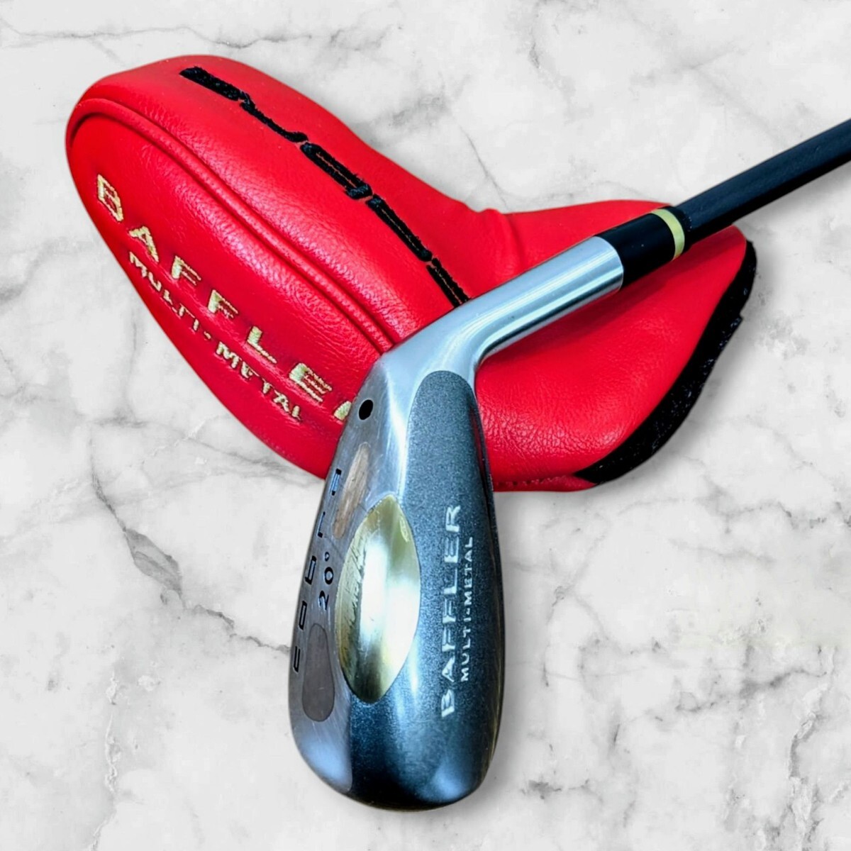 希少 コブラ・COBRA BAFFLER MULTI-METAL 20° ユーティリティ Sフレックス HYPER-STEEL カーボンシャフト オリジナルヘッドカバー付き拍卖