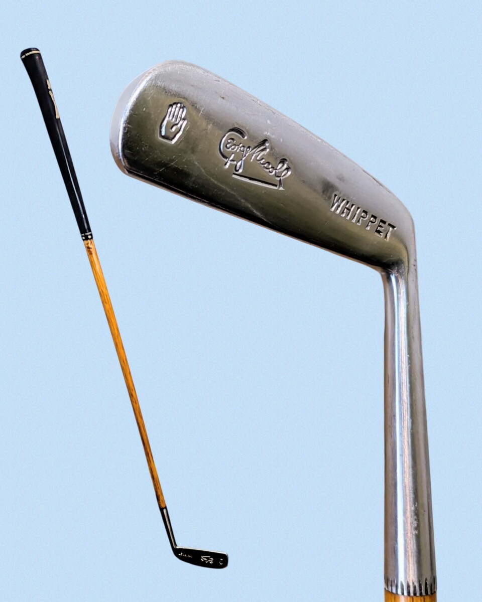 George Nicoll WHIPPET ヒッコリーシャフト Made in Scotland 手刻印 ジョージ・ニコル アンティークパター Hickory Shaft Hand Stamp拍卖