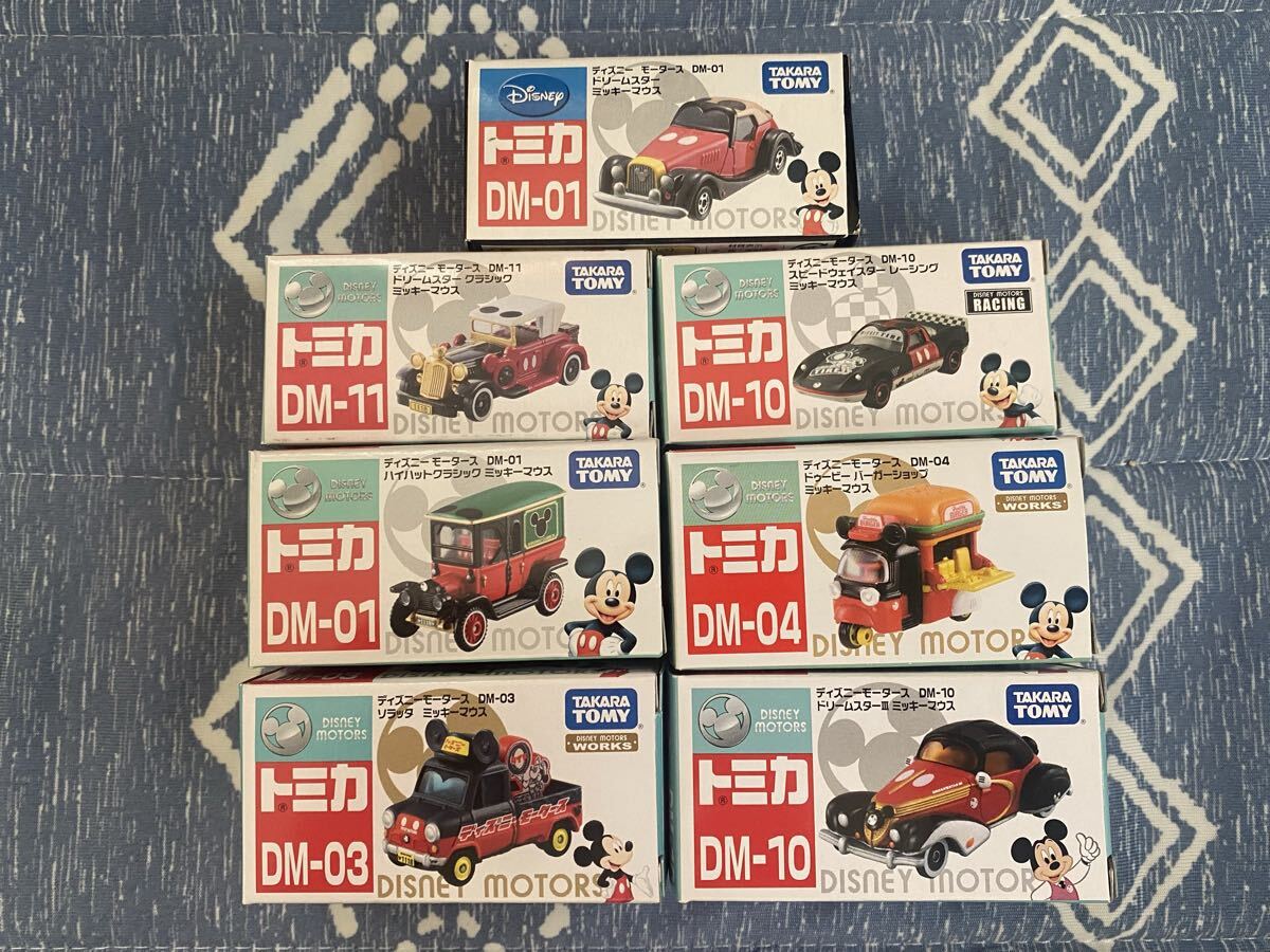 トミカ ディズニーモータース 7種類まとめて ミッキーマウス拍卖