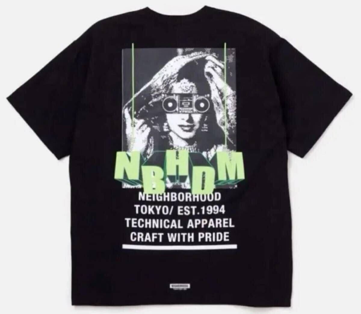 送料無料!XLサイズ!B’z 稲葉さん 着用 ネイバーフッド Tシャツ NEIGHBORHOOD 稲葉浩志 ブラック BLACK enⅣ 221PCNH-ST17拍卖