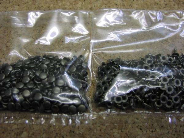カシメ 片面極小カシメ アンティック鍍金 300セット拍卖