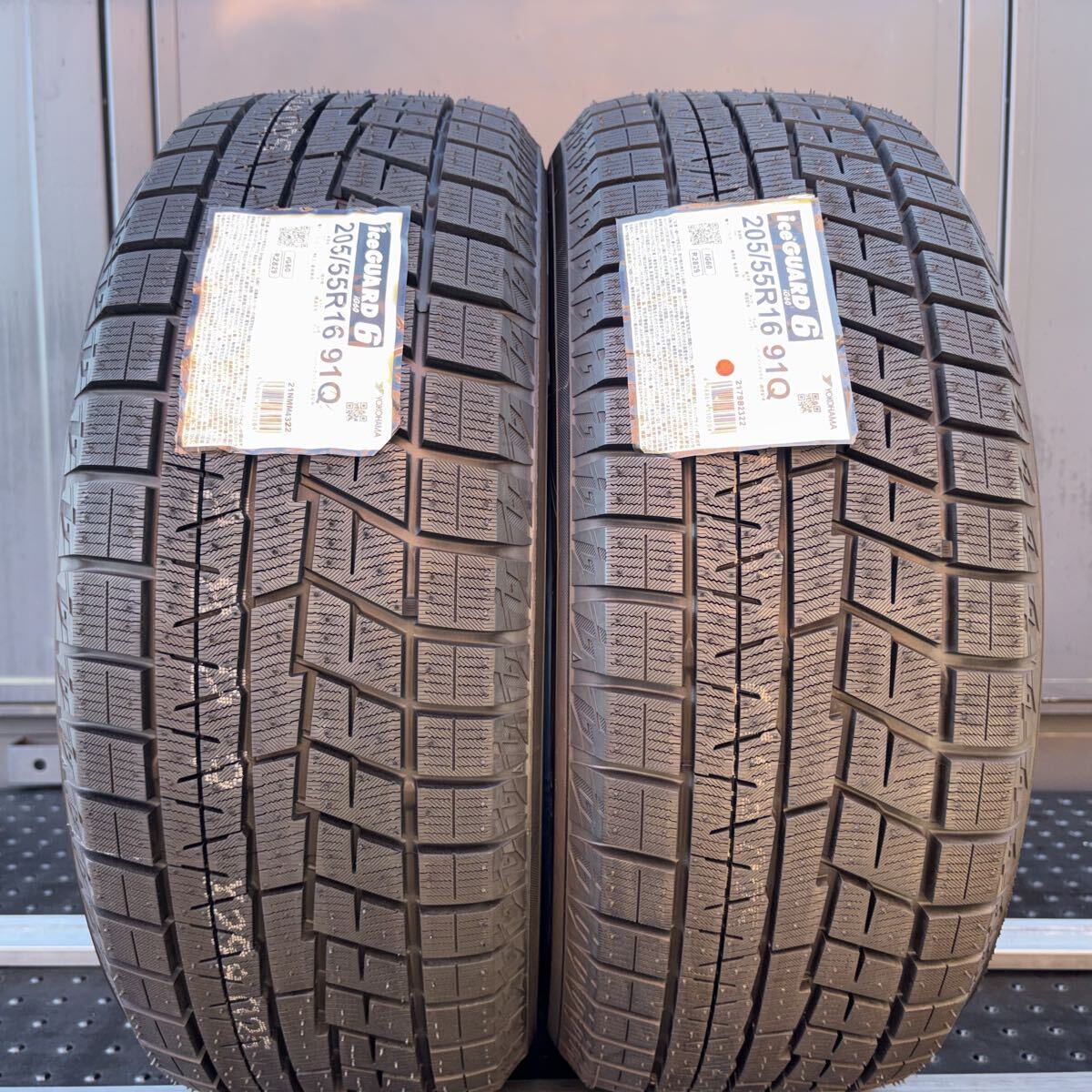 新品!未使用 205/55R16 91Q 冬2本 2022年製 ヨコハマ アイスガード YOKOHAMA iceGUARD iG60拍卖