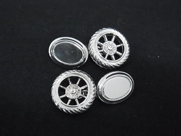 ■美品■ dunhill ダンヒル SV925 カフスボタン カフリンクス アクセサリー ビジネス 紳士 メンズ シルバー系 FV2869拍卖