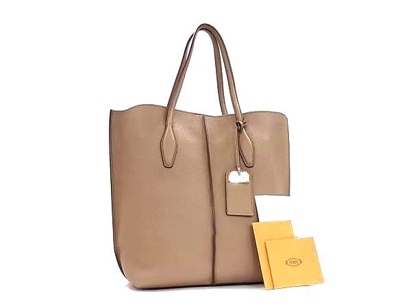 1円 ■美品■ TODS トッズ ジョイ レザー ハンドバッグ トートバッグ ショルダーバッグ 肩掛け レディース ライトブラウン系 FU5102拍卖